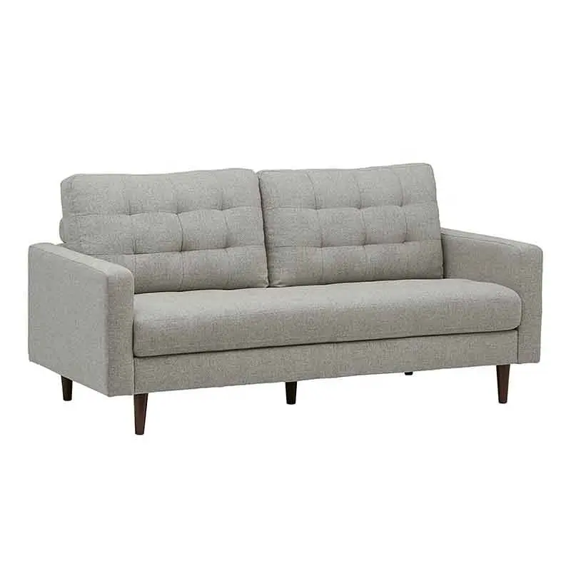 Century Modern Tufted Standard Cozy Linen Fabric Soft Cushion 3 2 1 Living room sofa