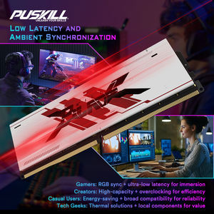 Pour le nouveau dissipateur thermique DDR4 de conception 8 Go/16 Go/32 Go 3200MHz/3600MHz RAM pour ordinateurs de jeu de bureau-Stock disponible - Product Image 6