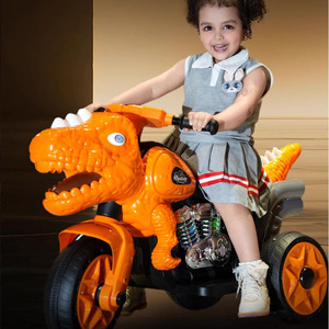 Motocyclette électrique dinosaure pour enfants, tricycle rechargeable, jouet à roulettes pour enfants de 3 à 6 ans - Product Image 2