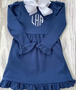 <span class=keywords><strong>Vestito</strong></span> da bambina a maniche lunghe bianco con volant, 100% cotone, ricamo <span class=keywords><strong>zucca</strong></span> e tacchino, per il Giorno del Ringraziamento, abbigliamento per bambini 2026 - Product Image 5