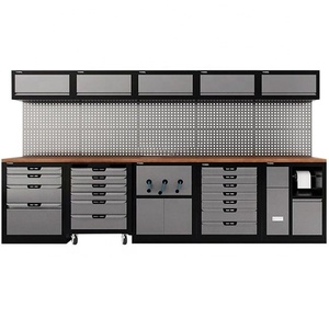 Mechanical <strong>Workshop</strong> Metal Tool Cabinet Storage <strong>Garage</strong> Work <strong>Bench</strong> - Product Image 4