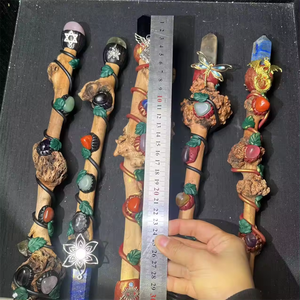 All'ingrosso pietre curative Reiki cristallo sette Chakra lucido bacchetta <span class=keywords><strong>di</strong></span> cristallo per la decorazione - Product Image 4