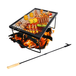 Juego de herramientas para <span class=keywords><strong>chimenea</strong></span> de acero negro para interior y exterior, incluye pica para leña y herramientas para brasero, ideal para camping. - Product Image 3
