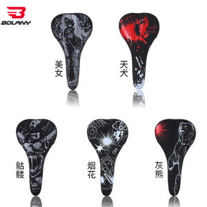 Selle de vélo Bolany, épaissie, absorption des chocs, accessoire de conduite souple, unisexe, adultes, vélo ordinaire SD230 - Product Image 1
