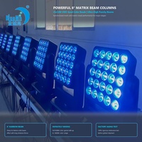Projecteur matriciel mobile Bluemoon 450W 25x12W avec perles lumineuses pleine couleur DMX512 pour discothèques, théâtres, locations, fêtes et bars