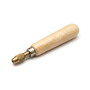 Outil rotatif à poignée en bois de type collet pour le perçage de bijoux, accessoire de découpe irrégulière en baguette pour le bricolage - Product Image 1
