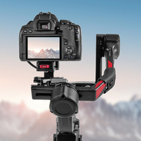 Interrupteur à dégagement rapide plaque de montage verticale horizontale anneau semi-circulaire appareils photo reflex Support d'objectif pour Sony pour support Nikon DSLR