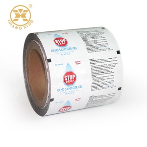 Desinfectante de manos personalizado, almohadilla de Alcohol para lavado de manos, embalaje de Gel, papel de aluminio, película de plástico, rollos de bolsita - Product Image 2