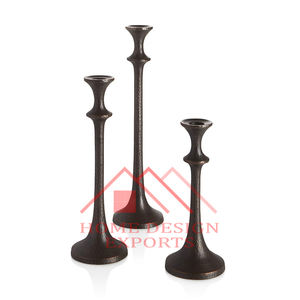 Hot Selling Metal Antique Gold <b>Candle</b> Stands for Wedding Table Decor Aluminium <b>Candle</b> Stands for Dinner Table <b>Centerpieces</b> - Product Image 5