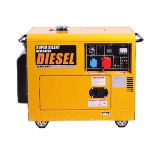 3kw 4.6kw 5kw 5.5kw 6kw 6.5kw 7kw 7.5kw 8kw 8.5kw Single and Three Phase Silent Diesel Generator 5kva Generador Diesel