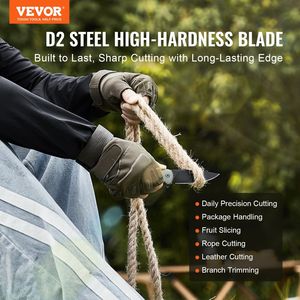 Cuchillo de bolsillo plegable con mango G10 de hoja de acero D2 con hoja de 3,5 pulgadas/8,8 cm y cuchillos y herramientas con clip de bolsillo - Product Image 2