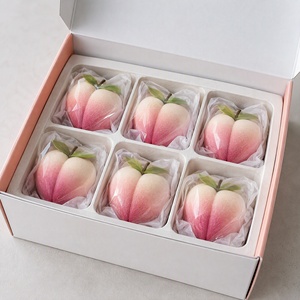 Bombas de Baño Efervescentes en Forma de Durazno Hechas a Mano, Aroma Dulce y Jugoso, Set de Regalo de 6 Piezas para Spa Relajante, Personalizable OEM ODM - Product Image 6