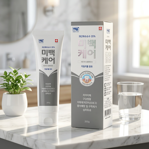 OEM ODM Korea Whitecare Chemical Mint Oral Care Toothpaste Fresh Breath Whitening Dental <b>Plaque</b> Care 200g Adult <b>Home</b> Use - Product Image 2