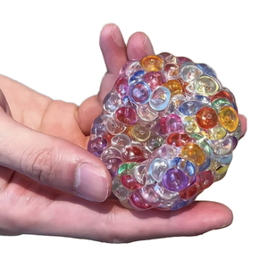 ของเล่นบีบคลายเครียดแบบใหม่ รุ่น Taba Squishy ลดเสียงรบกวน ของขวัญลูกบอลคริสตัลบีบได้ ทำด้วยมือ วัสดุ EVA - Product Image 1