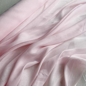 ผ้าไหมผสมลินินสีพื้นเรียบ คุณภาพดี ซักได้ ขายส่งจำนวนมาก เหมาะสำหรับตัดเย็บชุดฤดูร้อนที่ระบายอากาศได้ดี - Product Image 2