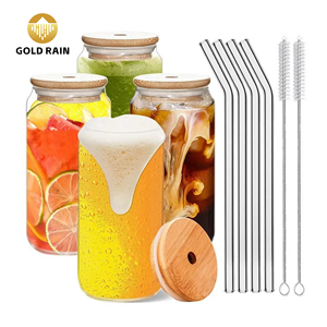 16oz boule à neige chaleur revêtement thermique transfert eau clair givré sublimation verre peut tasse - Product Image 2