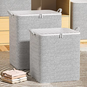 Công suất lớn hộ gia đình Quilt lưu trữ túi quần áo Quilt lưu trữ túi di chuyển phòng khách phòng ngủ Quilt phân loại giỏ lưu trữ - Product Image 1