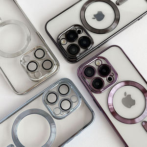 Étui de téléphone en TPU imperméable avec recharge magnétique sans fil de luxe <span class=keywords><strong>Juda</strong></span> pour 17 Pro Max, design uni - Product Image 2