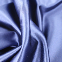 Tissu Mikado Satin Microfibre Teint Extensible Quadridirectionnel Anti-Taches Populaire pour Filles, 90% Polyester 10% Spandex