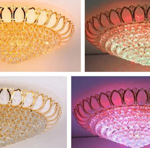 Lámpara de Techo de Cristal Moderna de Lujo Estilo Americano, 5cm, Ultrafina, Colorida, para Dormitorio, Venta Caliente OEM - Product Image 5