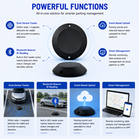 Système de détection de véhicules sans fil intelligent 4G LTE Cat-M LoRa NB-IoT pour la gestion du stationnement en rue