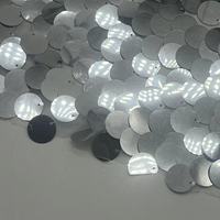 Tissu en polyester 100% uni, tissé avec des paillettes et une maille, couleur argent, pour robes de soirée et textiles de maison pour femmes