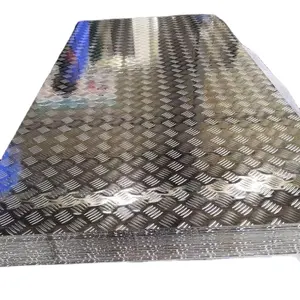 hot rolled aluminum chequered plate 6082 trailer 5-bar plate of aluminum