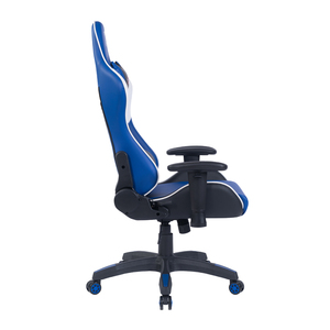 เก้าอี้เล่นเกม PC เก้าอี้สูงหลังสำหรับแข่งเก้าอี้สำนักงานพร้อมที่วางแขนปรับได้เก้าอี้เล่นเกมสีฟ้าพร้อมที่รองเอวสำหรับนักเล่นเกม Silla - Product Image 3