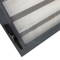 Occultants — stores amovibles de fenêtre, 1 pièce, dessus domestique, vitrine simple en aluminium, perche pour chambre à coucher