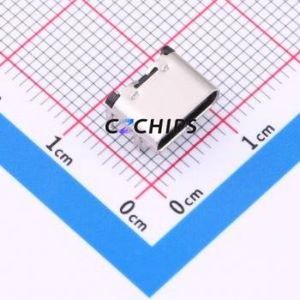 TYPE-C-4BVC-6P <b>USB</b> <b>Connector</b> SMD <b>Connector</b> ( <b>Connector</b> Type: Type-C )( Gender: Female )( Mounting Type: Horizontal Mount ) - Product Image 1