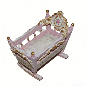 Cama <span class=keywords><strong>de</strong></span> <span class=keywords><strong>Muñecas</strong></span> <span class=keywords><strong>de</strong></span> <span class=keywords><strong>Madera</strong></span> Pintada a Mano para Juego <span class=keywords><strong>de</strong></span> Roles, Color Personalizado, <span class=keywords><strong>Casa</strong></span> <span class=keywords><strong>de</strong></span> Juguete para Niñas, Muebles <span class=keywords><strong>de</strong></span> Guardería, 2-4 5-7 Años XIANGLONG - Product Image 2