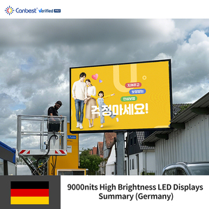 Canbest Apro P6.67 6.67Mm 2880X1920Mm 7.48X6.29Ft 9000Nits High Brightness <strong>Outdoor</strong> Advertising Led Display <strong>Screen</strong> In Germany - Product Image 5