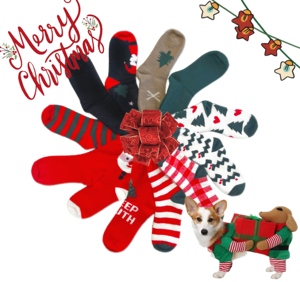 Calcetines Peludos con Tema Navideño |   Calcetines Cálidos de Algodón Hechos en China 1CTN - Product Image 1