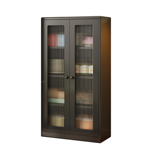 Tủ sách thép hiện đại, cửa kính, 5 tầng, có thể điều chỉnh, xuất xưởng trực tiếp, dùng cho phòng khách/khách sạn - Product Image 4