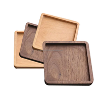 Artisanat en bois d'acacia sous-verres avec logo personnalisé boîtes en bois panneaux muraux pour bar maison Table bureau table basse élégante