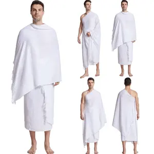 Индивидуальное арабское мусульманское мужское платье Ihram eham Ahram Hajj Umrah взрослые 2 шт. полотенце молитва