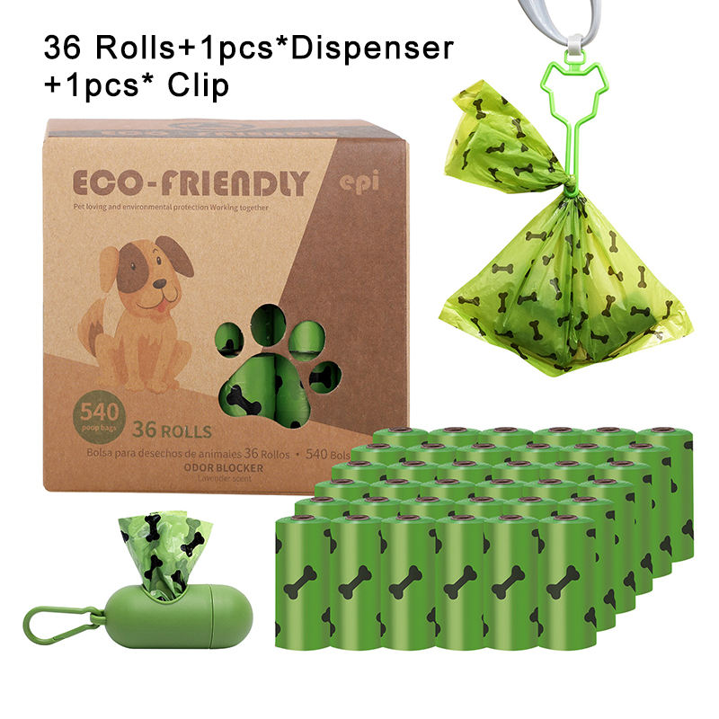 36 rolls+Green dispenser+clip