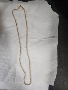 Cadena de Oro de 18K Chapada en Oro, Resistente al Deslustre, Impermeable, Estilo Figaro, Espiga, Cuerda, Regalo para Mujer - Product Image 4