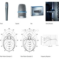 Microphone vocal dynamique professionnel Beta57A, filaire, cardioïde, léger, pour les performances sur scène