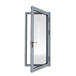 <span class=keywords><strong>Porte</strong></span> d'entrée extérieure en aluminium thermique, <span class=keywords><strong>Double</strong></span> brillant, robuste, pour une maison allemande ou commerciale - Product Image 1