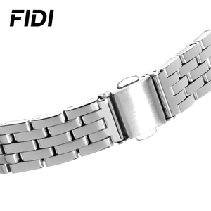 Montre à quartz pour femme FIDI, étanche 3ATM, bracelet en acier inoxydable, décontractée, pour affaires, cadran rose, vert, argent, montre analogique à porter au poignet - Product Image 4