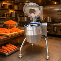 Industriële groentesnijmachine, commerciële snijmachine, multifunctionele aardappel- en wortelsnijder, roestvrij staal 304
