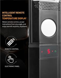 Calentador de Patio para Exteriores de 1800W con Control Manual, Precio de Fábrica, Venta al Por Mayor - Product Image 6
