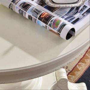 Set di Sedie da Pranzo in Legno Classico di Lusso Europeo, Poltrona Intagliata in Legno Massello con Braccioli Rivestiti in Vera Pelle - Product Image 3