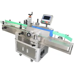 Fully Automatic Spinning pharma box lube labelling machine applicator jars jam cans tube containers tax stamps labeller