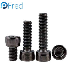 M4 Acero Chapado en zinc y acero inoxidable tornillos de cabeza hueca hexagonal Cabeza lisa con rosca completa Din912 - Product Image 4