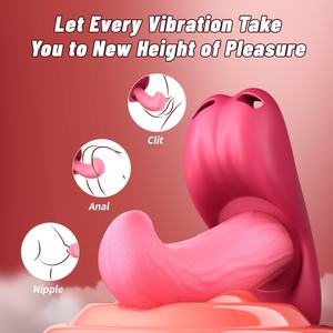 Kadın giyilebilir 3 in 1 uzaktan seks vibratör enayi yapay penis klitoris stimülatörü titreşimli külot vibratör kadınlar için - Product Image 4