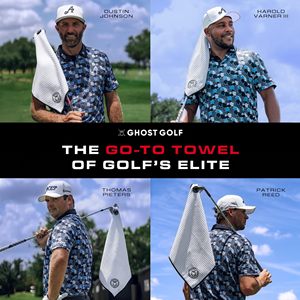 Serviette de golf magnétique personnalisée avec logo, serviette de golf en microfibre ultra absorbante de qualité supérieure avec aimant pour chariots de golf ou clubs - Product Image 3