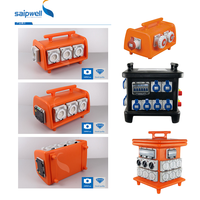 Boîtier de Jonction Électrique Extérieur 125 3 Phases, Étanche IP66 en ABS/PC, Certifié CE, Boîte de Combinaison de Prises