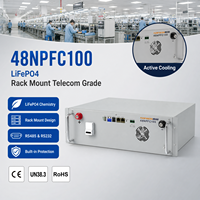 Système de stockage d'énergie solaire 7KW 5KWH monté sur rack, batterie LiFePO4 48V pour la maison avec affichage numérique pour une utilisation en cas d'urgence